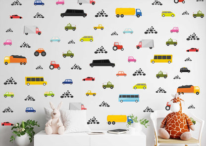 Cars Wall Decals Trucks Stickers, KL0014