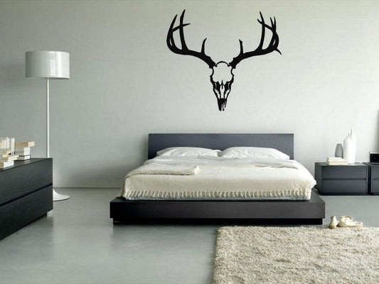 Deer skull Wall decal Antler hunting decor decoration rvz055