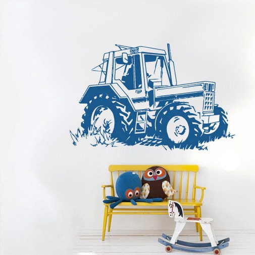 Tractor Wall Decal Farm Decor rvz2649