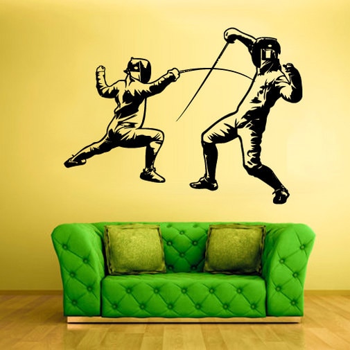 Fencing Wall decal (Z568)