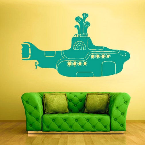 Yellow submarine Wall Decal  (Z862)