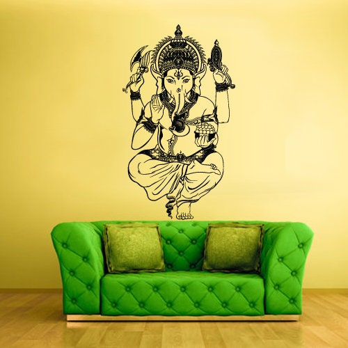 ganesha wall decal  (Z244)