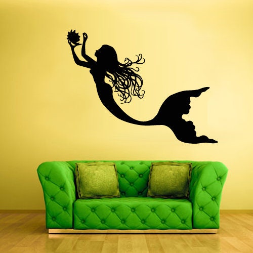 Mermaid Wall Decal  rvz2048