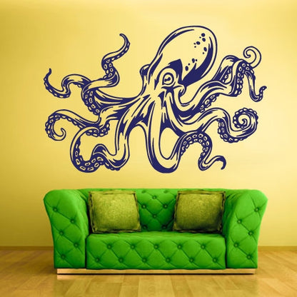 Octopus Wall Decal Bathroom decor (many sizes and colors) z808