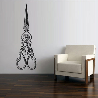 Scissors Wall decal tailor hair salon barbershop decor z2641