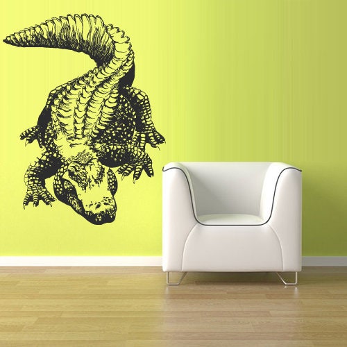 Crocodile Wall Decal Alligator Sticker Croc z1518