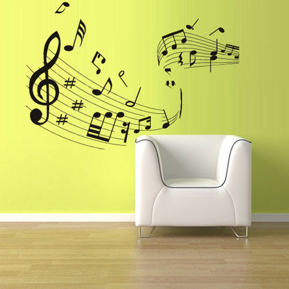 Music notes Wall Decal key  rvz1279