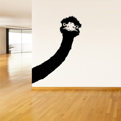 Ostrich Wall Decal  z515