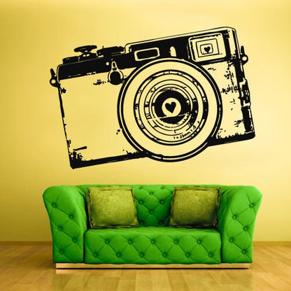 Photo Camera Wall Decal Z809