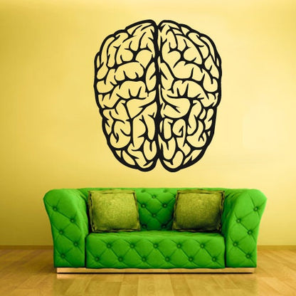 Brain Wall Decal Decor science rvz1752