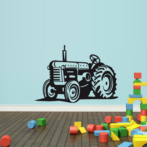 Farm tractor Wall Decal Decor z2650