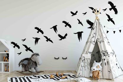 Flying Birds Wall Decal Stickers, LF177