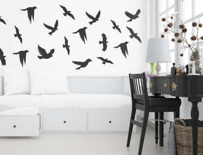 Flying Birds Wall Decal Stickers, LF177