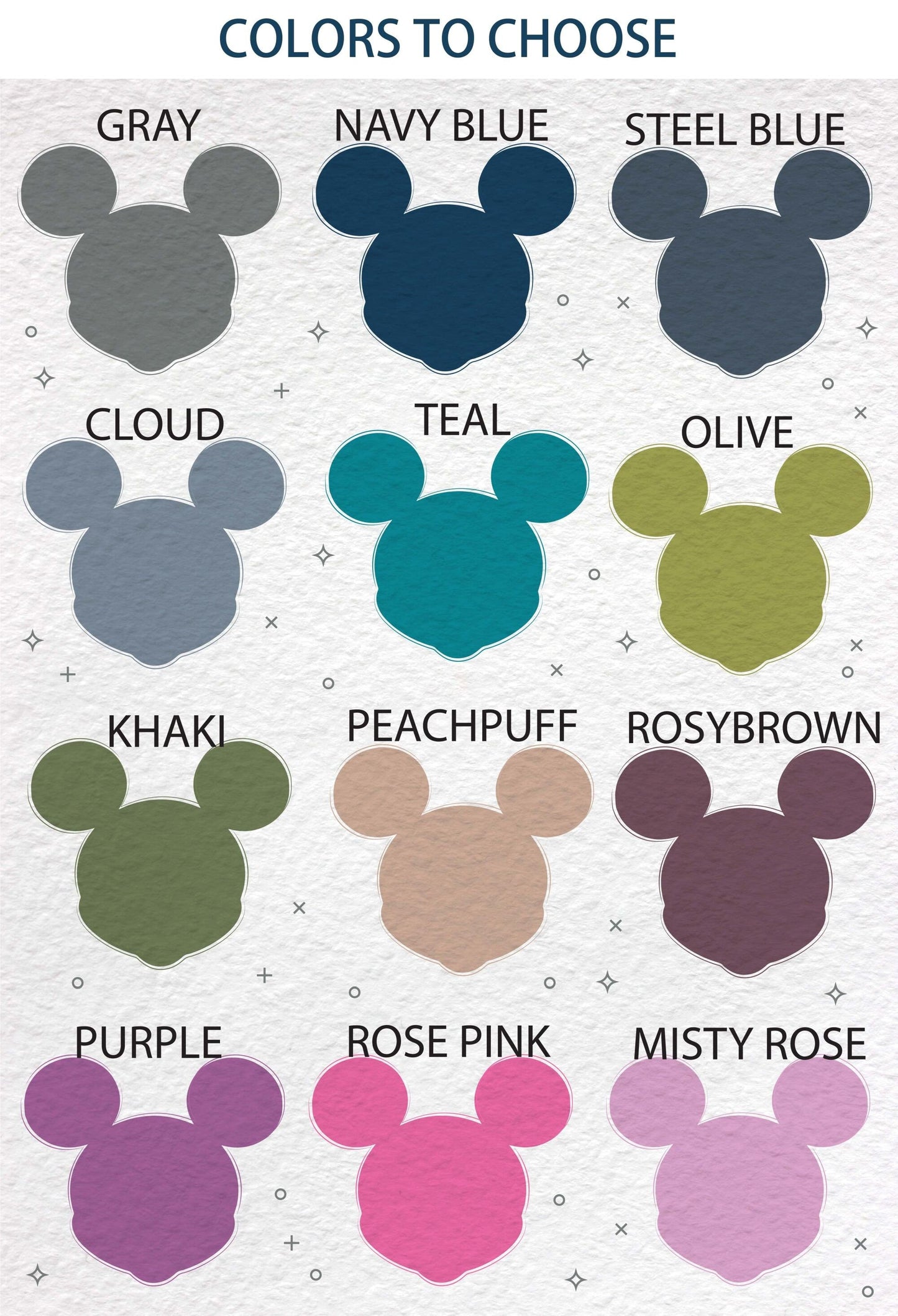 Custom Night Sky Print Nursery Decor Mickey Ears Star Map by Date 1st Birthday Gift, LF044