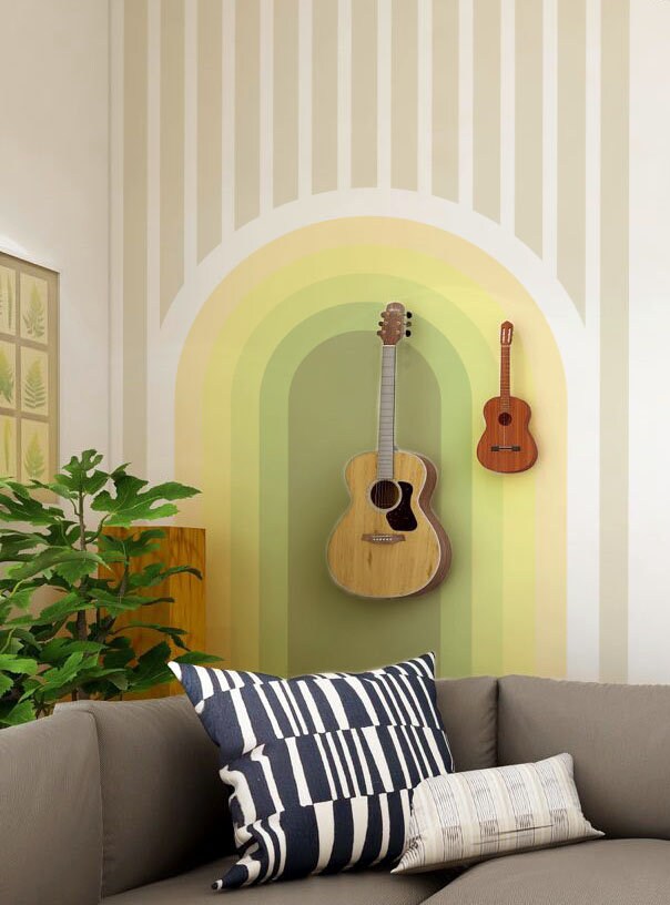 Rainbow Arch Wall Decal Line Headboard Sticker, LF300