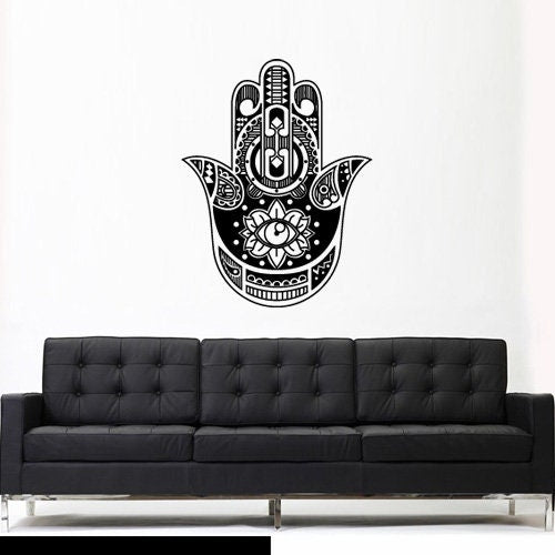 Hamsa hand Wall Decal Yoga Decor 2624