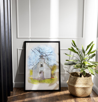 Watercolour House Portrait Personalised Painting, Drawing from Photo, New Home Gift, Housewarming Print, Our First Home Poster Realtor Gift